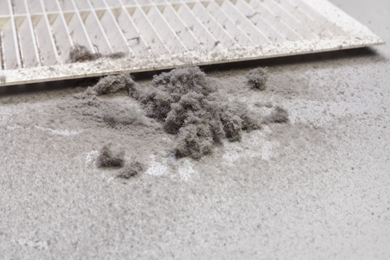 dust build up