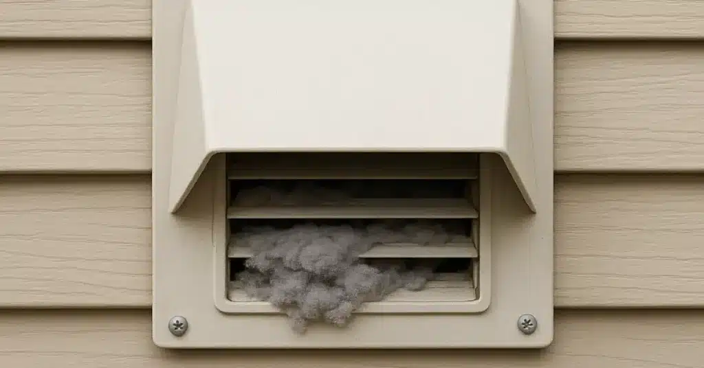 dryer vent installation and cleaning example